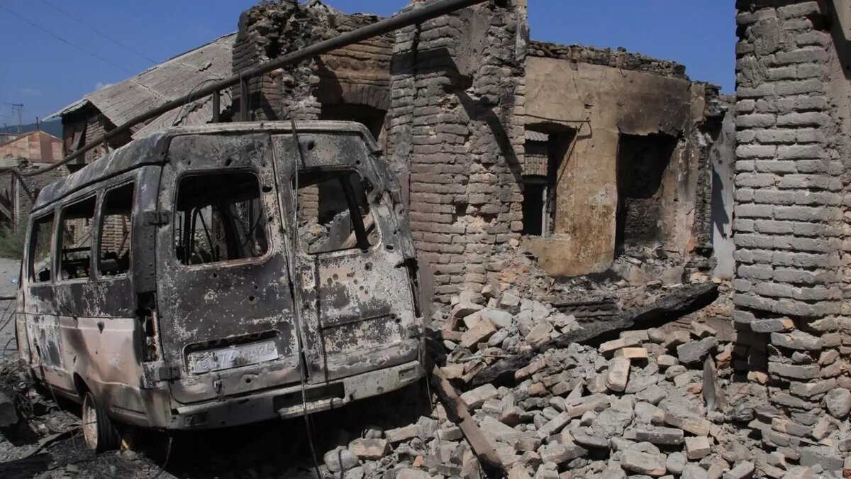 Фото: inosmi.ru. Цхинвал после военных действий в августе 2008 года