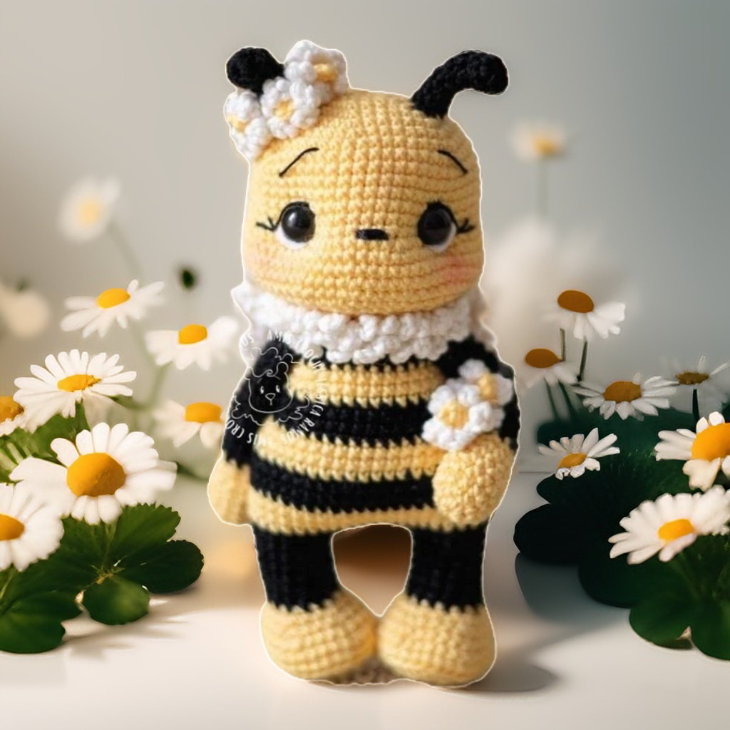 Пчёлка Мэл, перевод МК Amis Crochê.