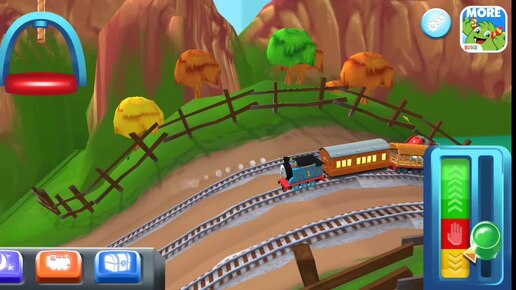 Мультфильм Игра для малышей Паровозик Томас 🥳🛤🚂