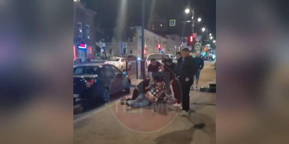    скриншот видео в телеграм-канале «ЧП Пермь»