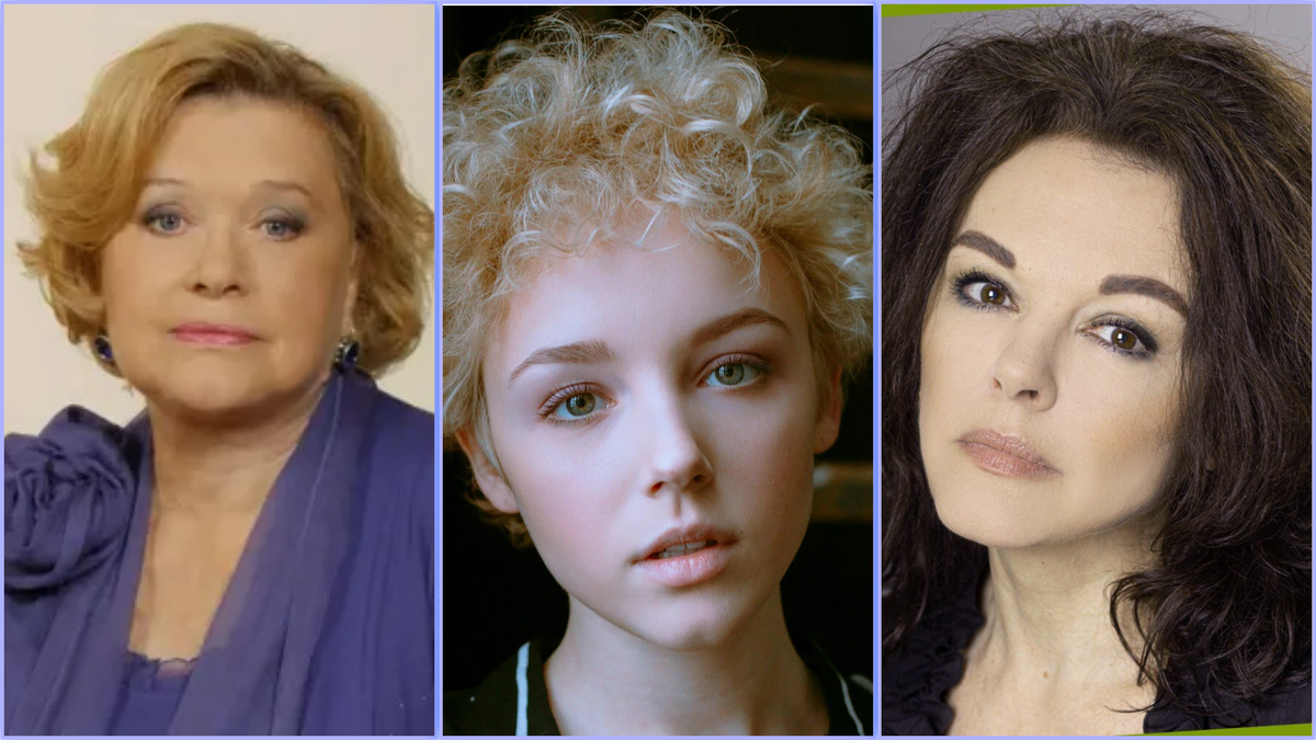 Слева направо: Валентина Талызина, Анастасия Талызина, Ксения Хаирова