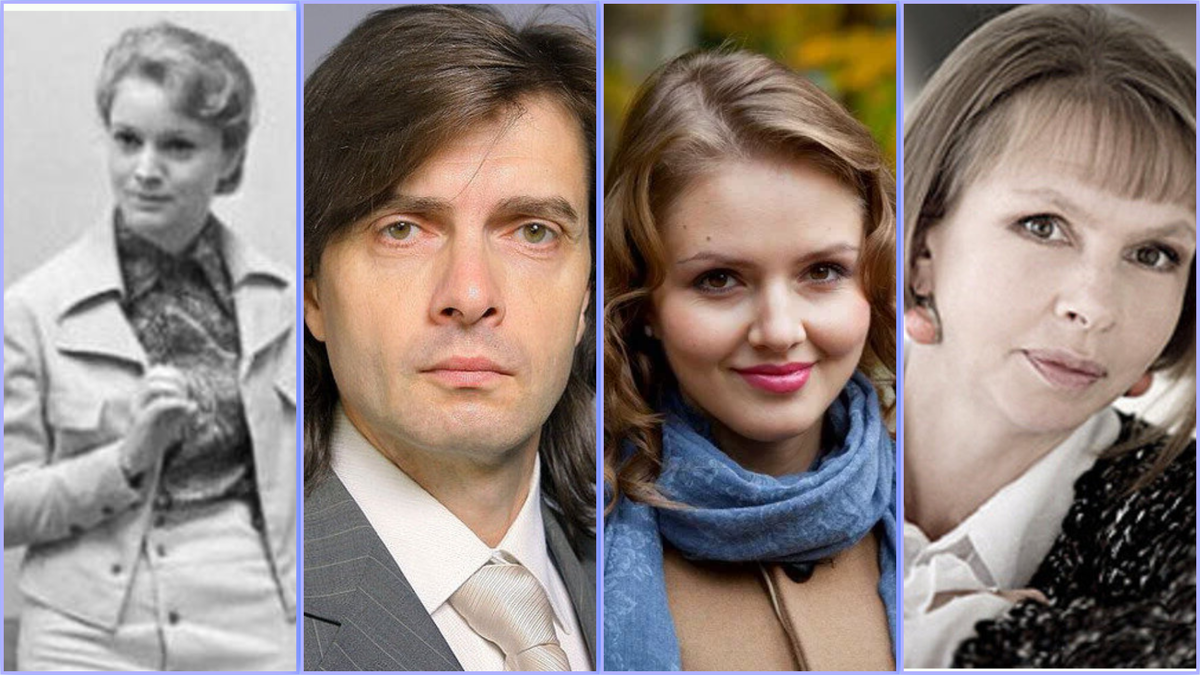 Слева направо: Любовь Виролайнен(бабушка), её сын Юрий, внучка Любовь Виролайнен и её мать Антонина Введенская