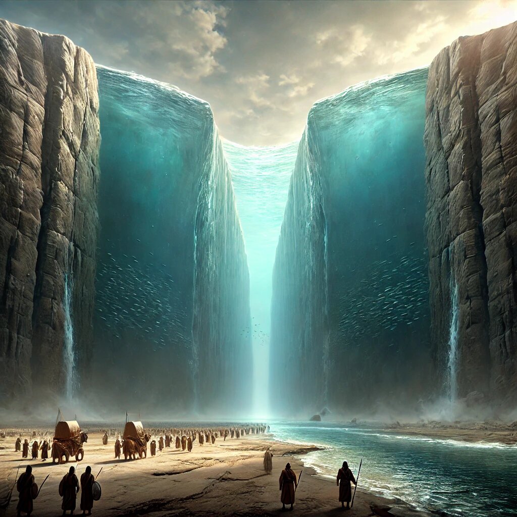 Море расступилось