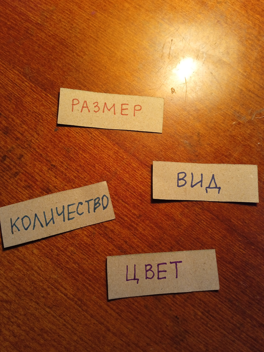 На обратной стороне - свойства