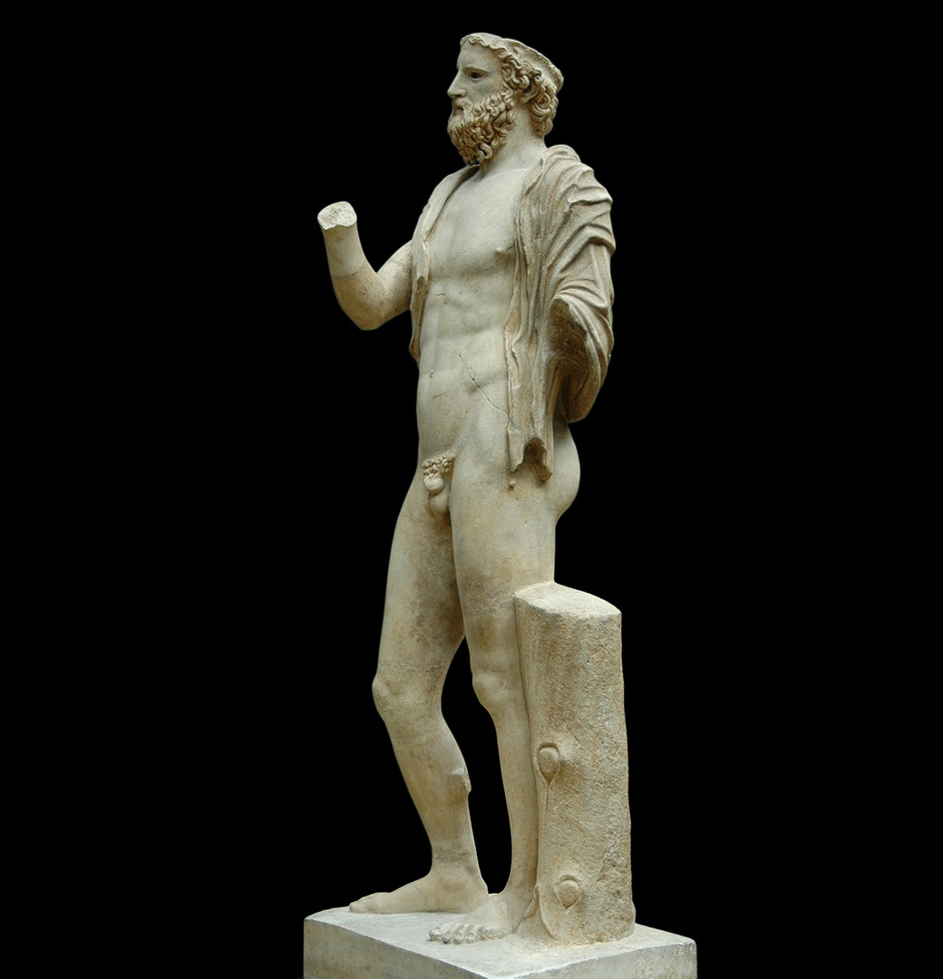 Мраморная статуя Анакреонта. Римская копия II в. н.э. по греческому оригиналу V в. до н.э. Копенгаген, Новая Карлсбергская глиптотека. Фото: Сергей Сосновский.