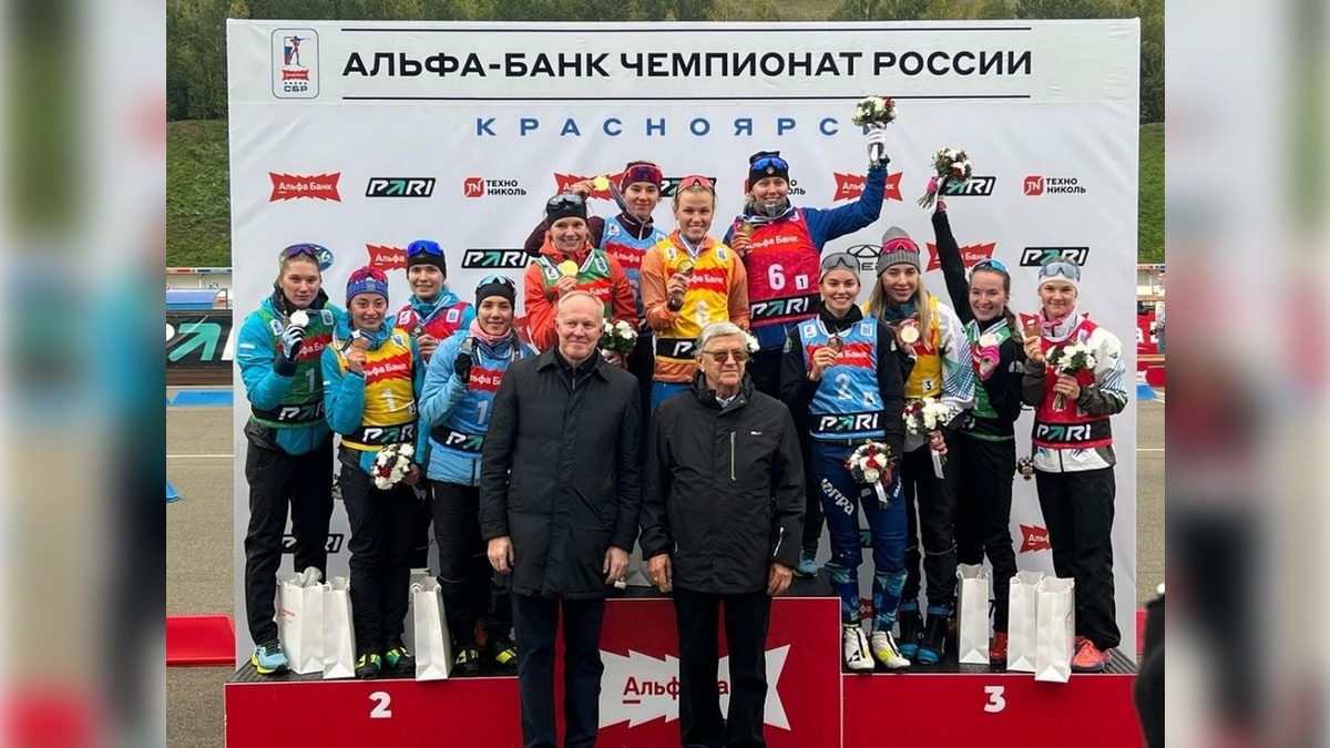    Югорские биатлонистки взяли бронзу чемпионате России