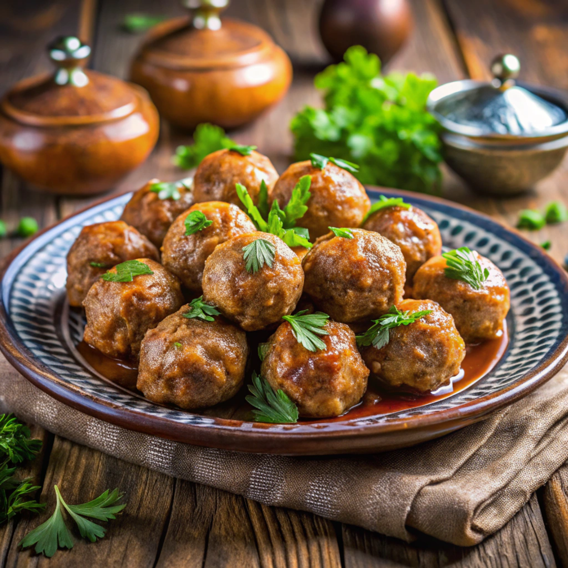 Мясные тефтели с рисом с подливкой: вкусный и сытный обед для всей семьи
