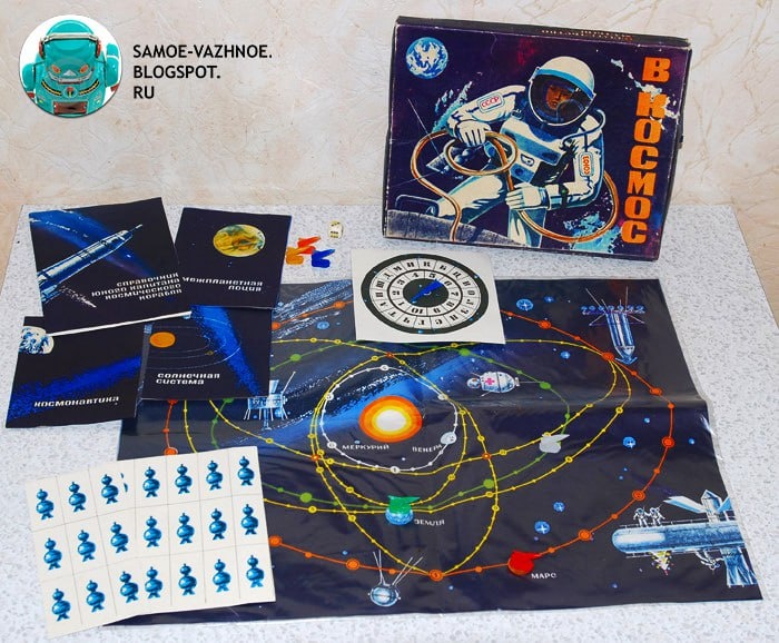 Настольная игра "В космос".