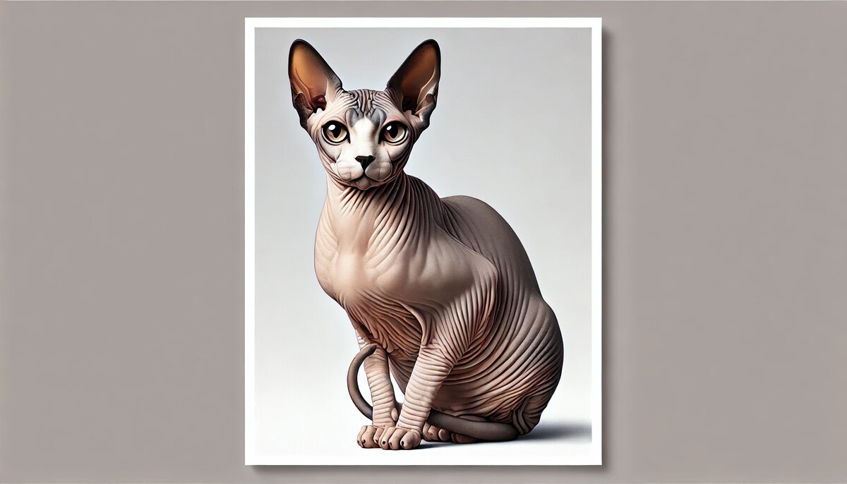 Представитель породы Сфинкс