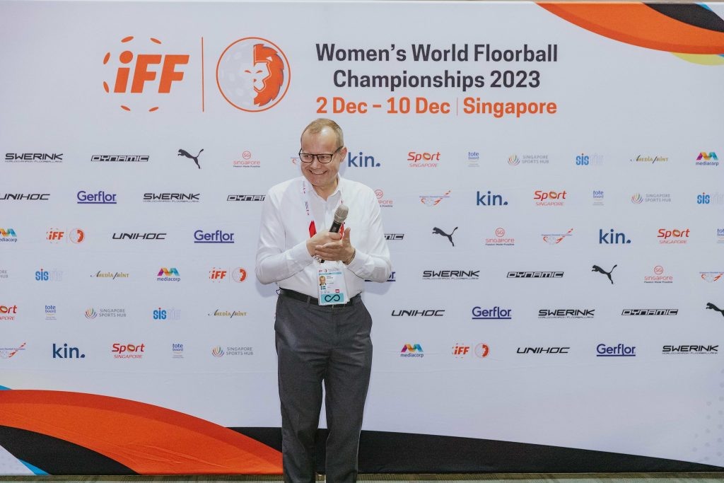Томас Эрикссон на WFC 2023 в Сингапуре. Фото Ашока Кумара