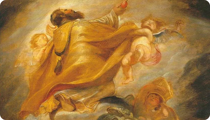 Петер Пауль Рубенс "Блаженный Августин" 1620г.