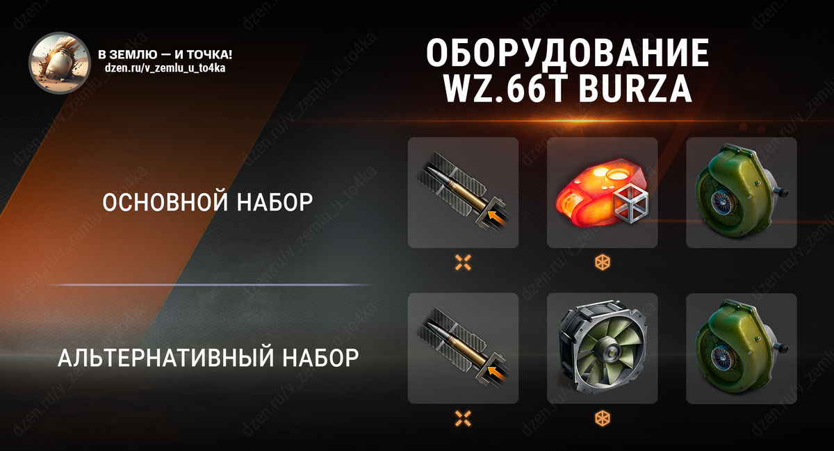 Оборудование для Wz.66T Burza (Мир танков)