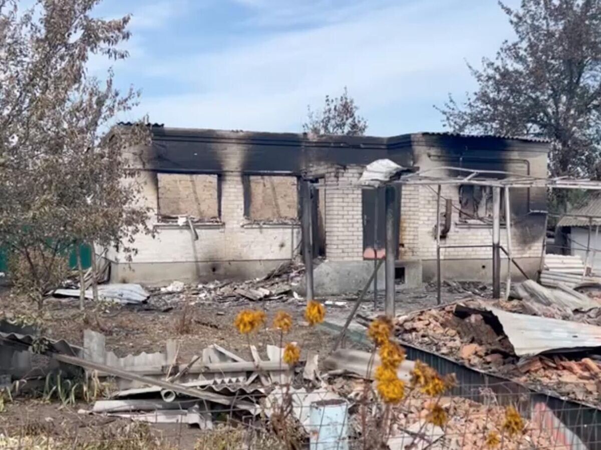    Последствия украинских обстрелов в Курской области© Посол по особым поручениям МИД РФ по преступлениям киевского режима Родион Мирошник