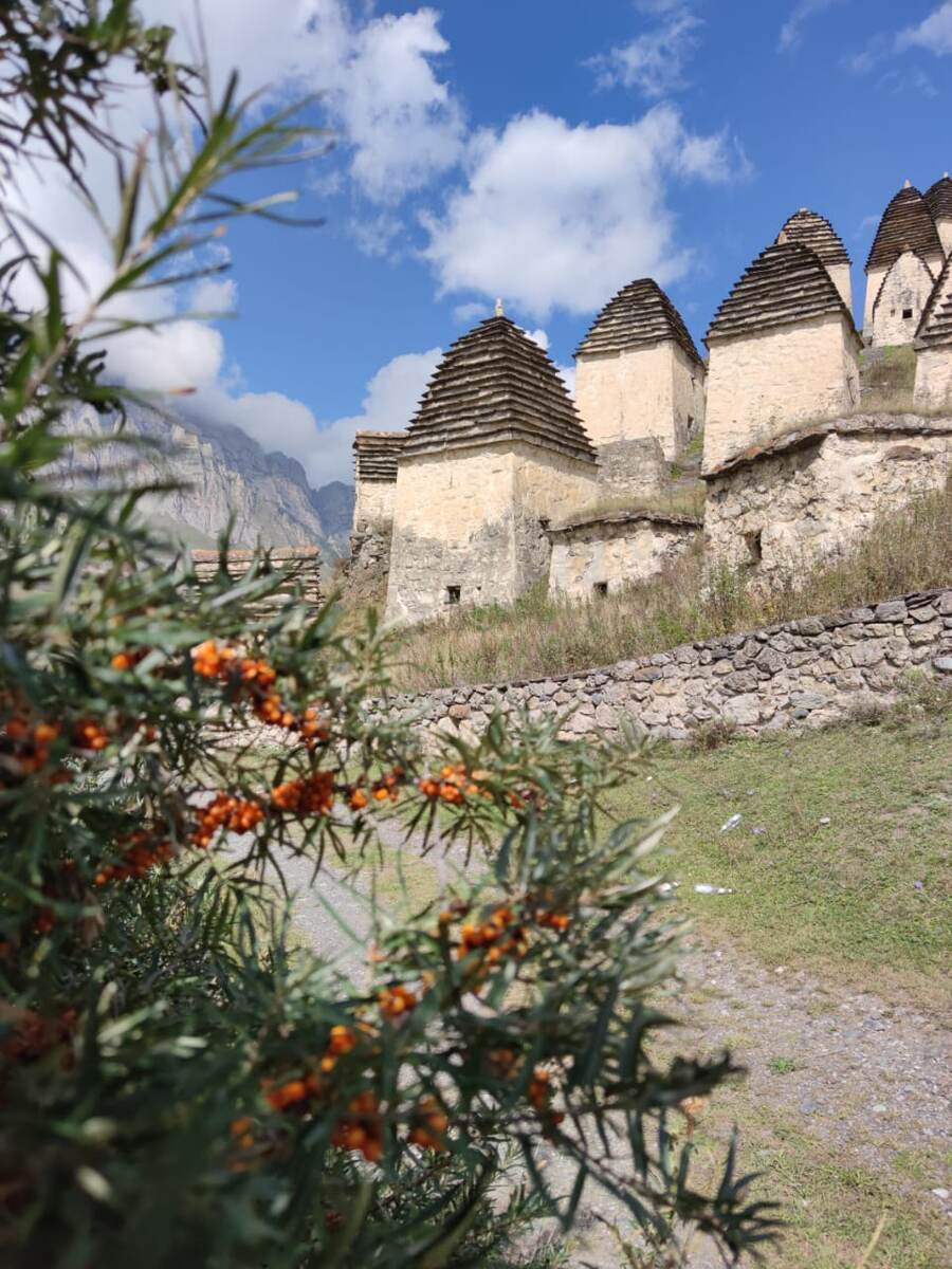 Северная Осетия, город мёртвых в Даргавсе. Фото автора