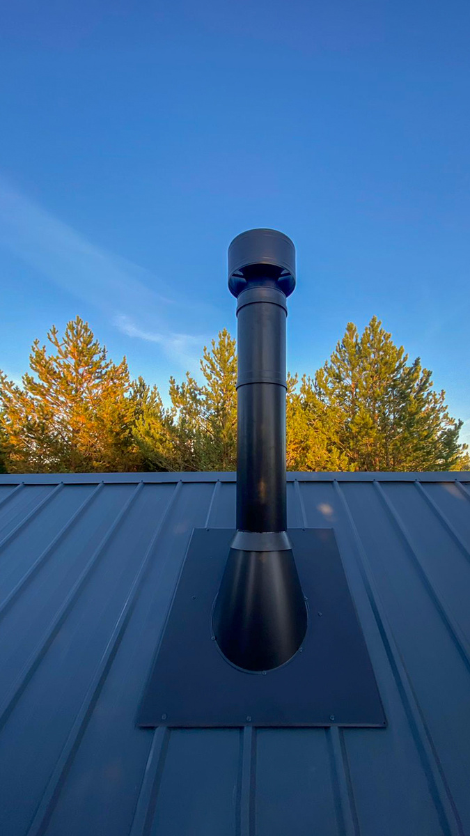 Дымоход "Вулкан" из нержавеющей стали