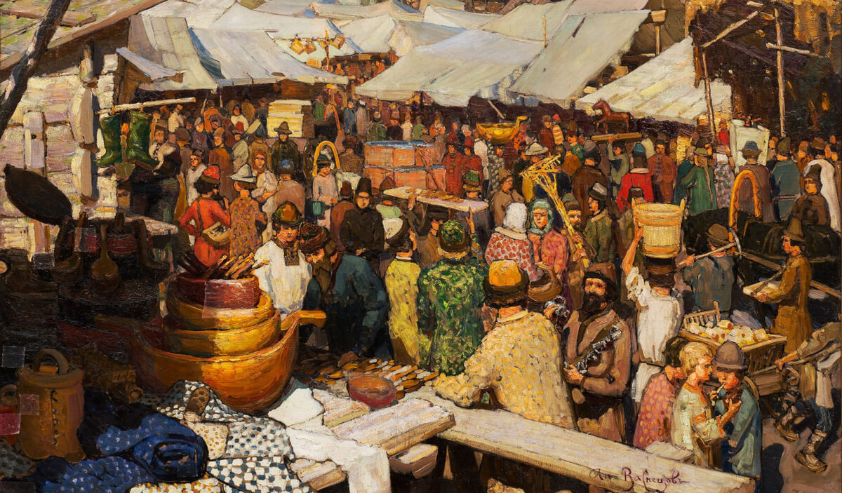 Апполинарий Васнецов "Базар"