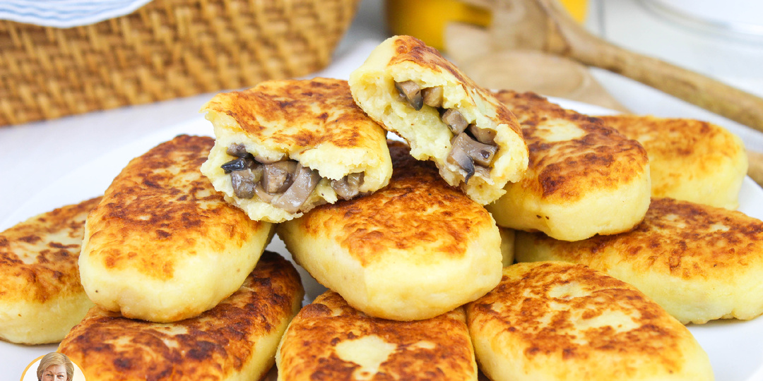Картофельные зразы с грибами с румяной корочкой! Вкусно и просто
