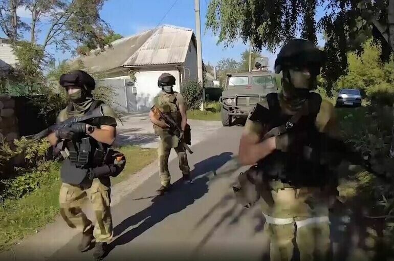   кадр из видео Росгвардии