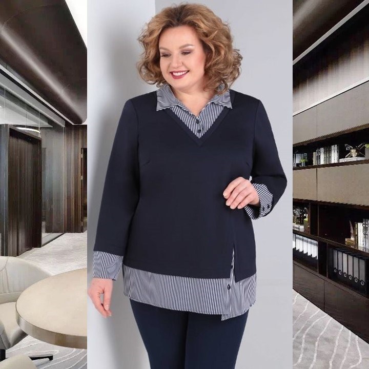 Туника плюс сайз