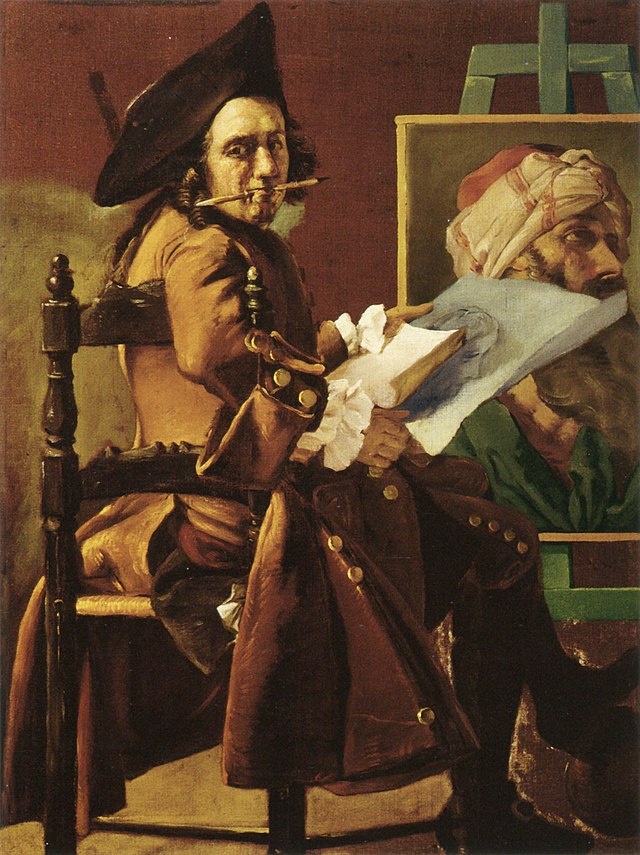 Пьер Юбер Сюблейра. "Автопортрет". Источник: Яндекс картинки