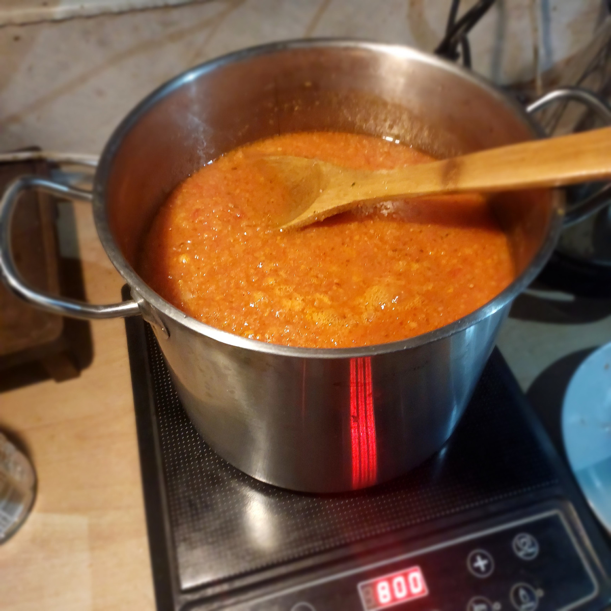 Готовящийся продукт