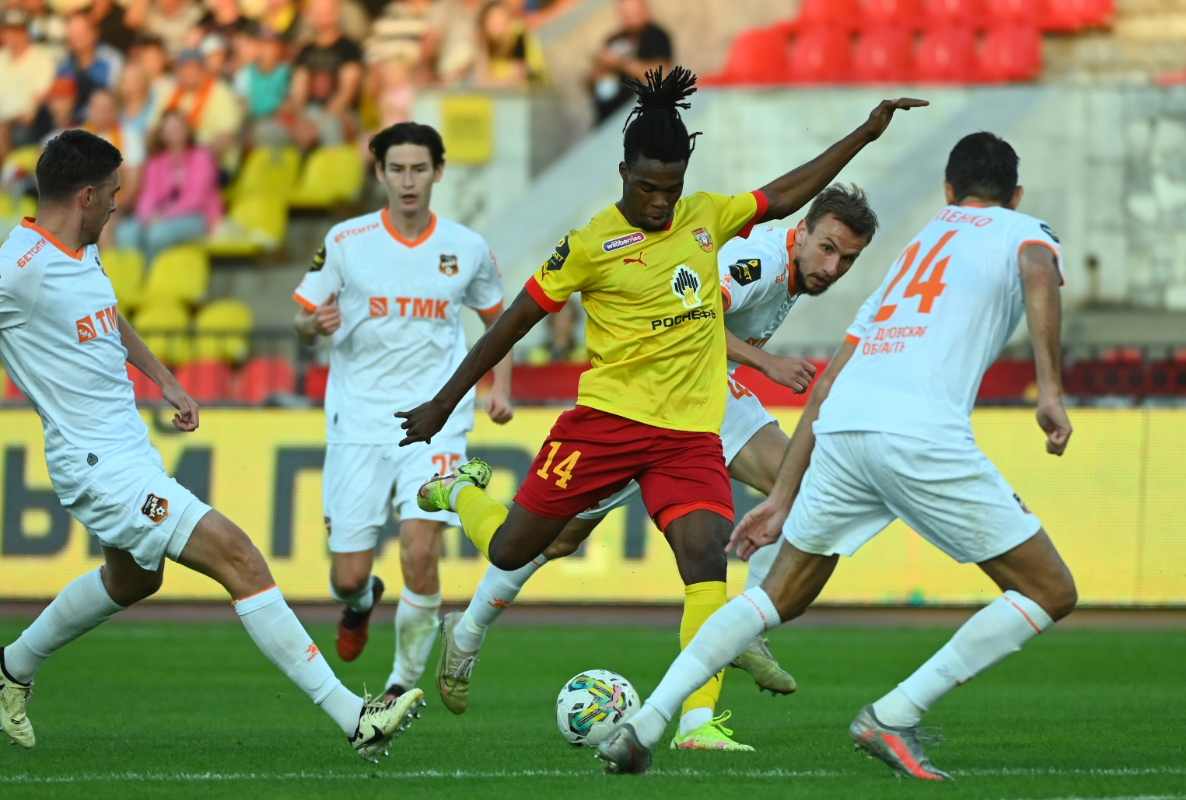 "Арсенал" добыл важные три очка в матче с "Уралом". Фото: ФК "Арсенал Тула"