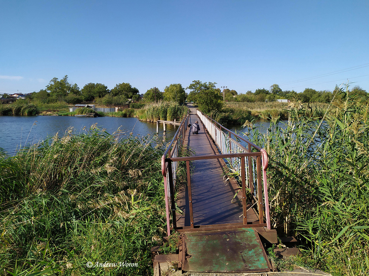 Пешеходный мост на Кагальнике