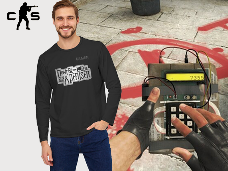Для фанатов Counter-Strike - DEFUSER (футболки, одежда и аксессуары с эксклюзивным принтом для геймеров от CoNZilio)🎮🔫 