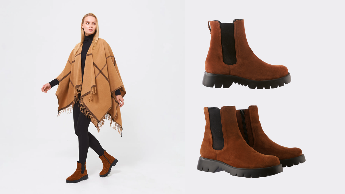 Ботинки MONTANA - https://clck.ru/3DLtt7 | Пончо MILA - https://clck.ru/3DLtxL