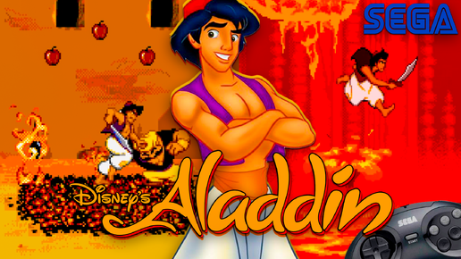 Аладдин с мечом (((Sega))) полное прохождение Disney Aladdin