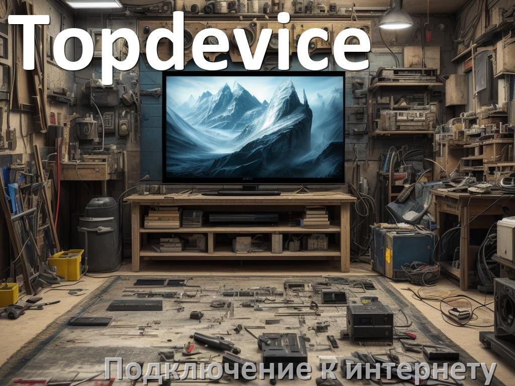 
Как подключить к интернету телевизор Topdevice через Wi-Fi роутер, телефон и кабель