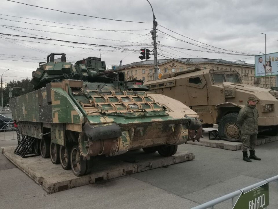    Передвижная выставка "Сила V Правде – Гордость и Победа" в Новосибирске. Источник: Екатерина Жолнерова