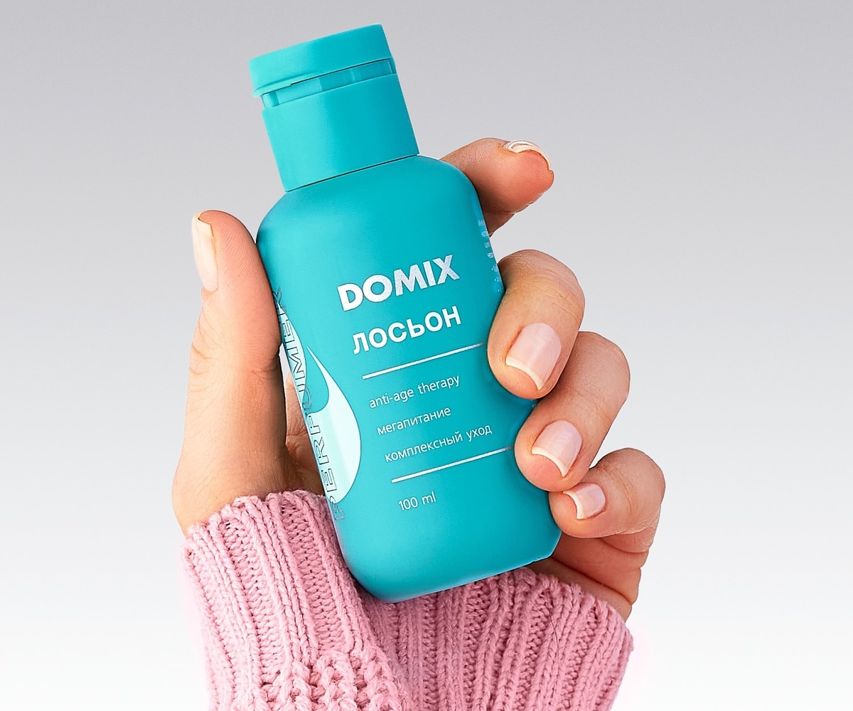 Парфюмированный лосьон anti-age для рук и ногтей от DOMIX