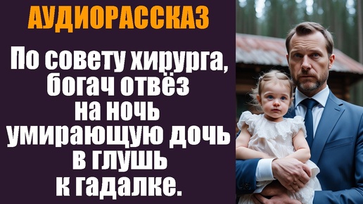 По совету хирурга, богатый вдовец отвёз на ночь умирающую дочь в глушь к гадалке.