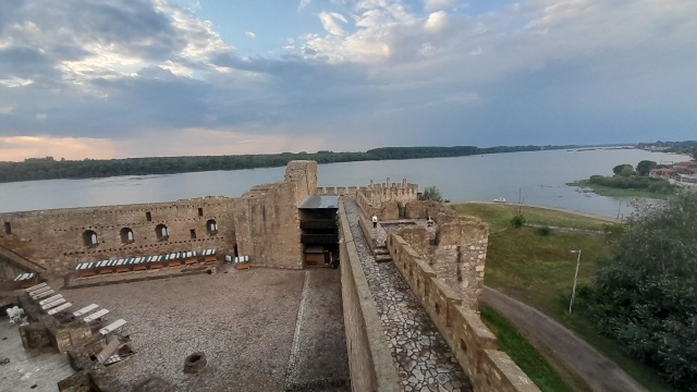 Вид на Дунай со Смедеревской крепости.