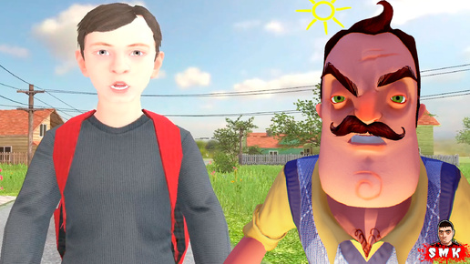 ШОУ ПРИВЕТ СОСЕД!ШКОЛЬНИК ПРОТИВ ВАСИЛИЧА!ИГРА SCHOOLBOY RUNAWAY В HELLO NEIGHBOR ПРОХОЖДЕНИЕ КАРТЫ!