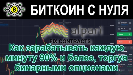 Как зарабатывать каждую минуту 90% и более, торгуя бинарными опционами.