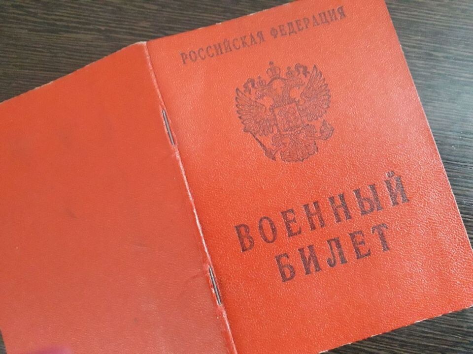    Военный билет. Источник: "Толк"