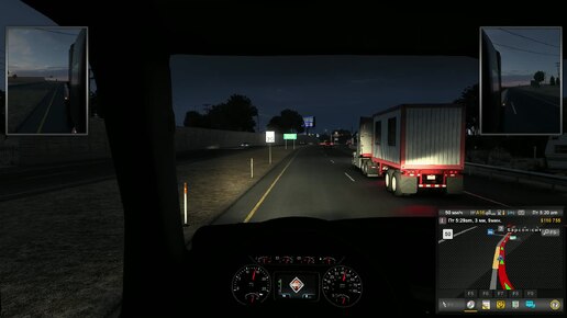 American Truck Simulator (симулятор вождения американских грузовиков).