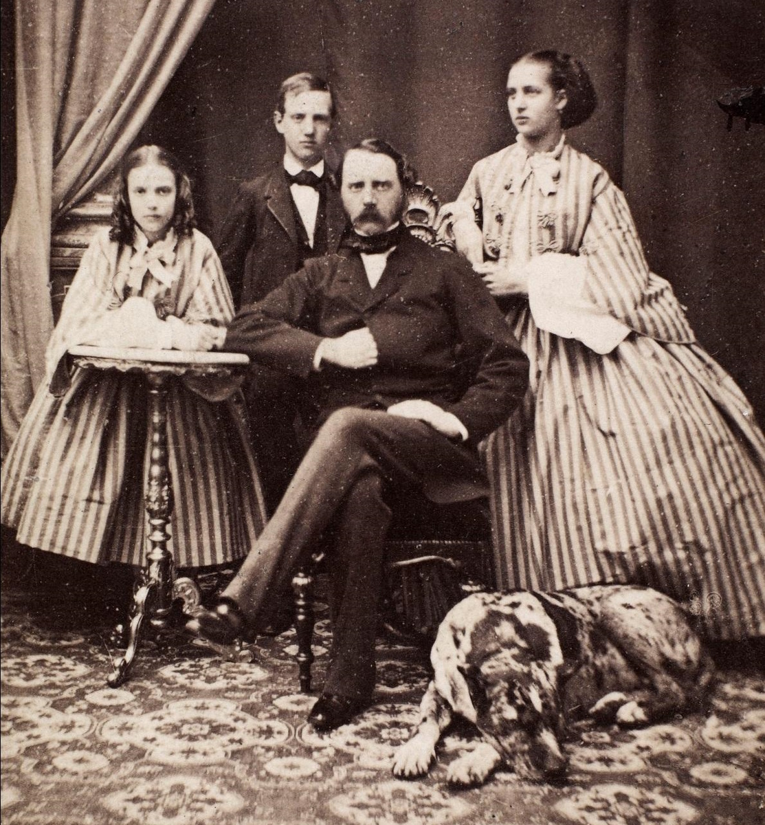 Принцесса Дагмар, принц Вильгельм, король Дании Кристиан IX и принцесса Александра