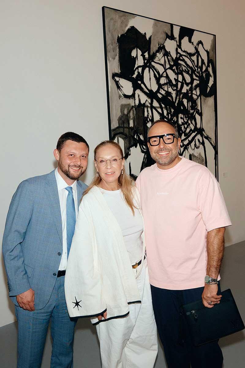 Пресс-служба Alina Pinsky Gallery📷Василий Церетели, Алена Долецкая и Дмитрий Дудинский