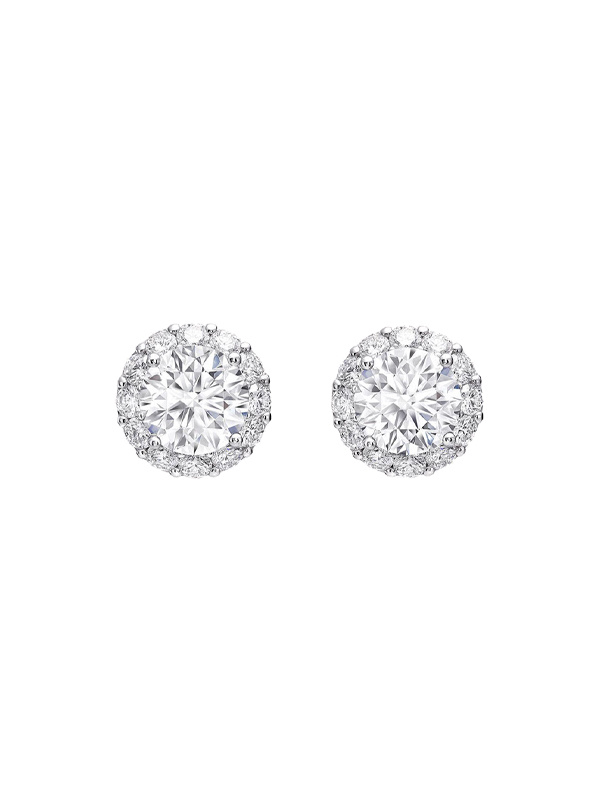 Серьги Graff Classic из белого золота с бриллиантами