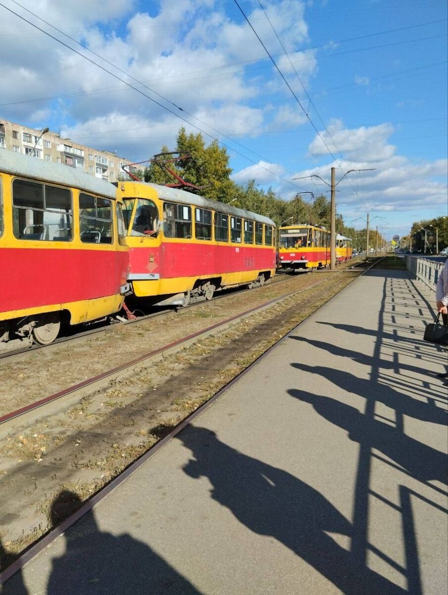    ДТП с трамваями. Источник: t.me/vkurse22