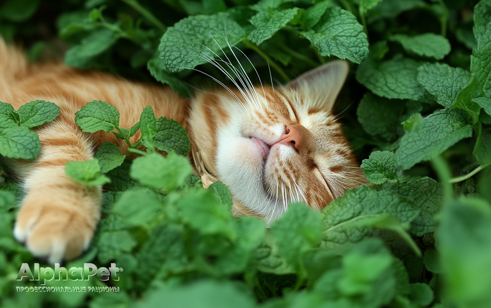 Кошачья мята: вызывает эйфорию и активность / Изображение: AlphaPet