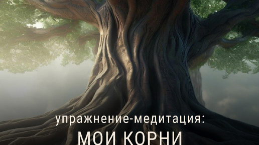 Упражнение-медитация: Мои корни. Наполняет энергией тело, насыщает первый энергетический центр (первую чакру - Муладхара) бесплатно, онлайн