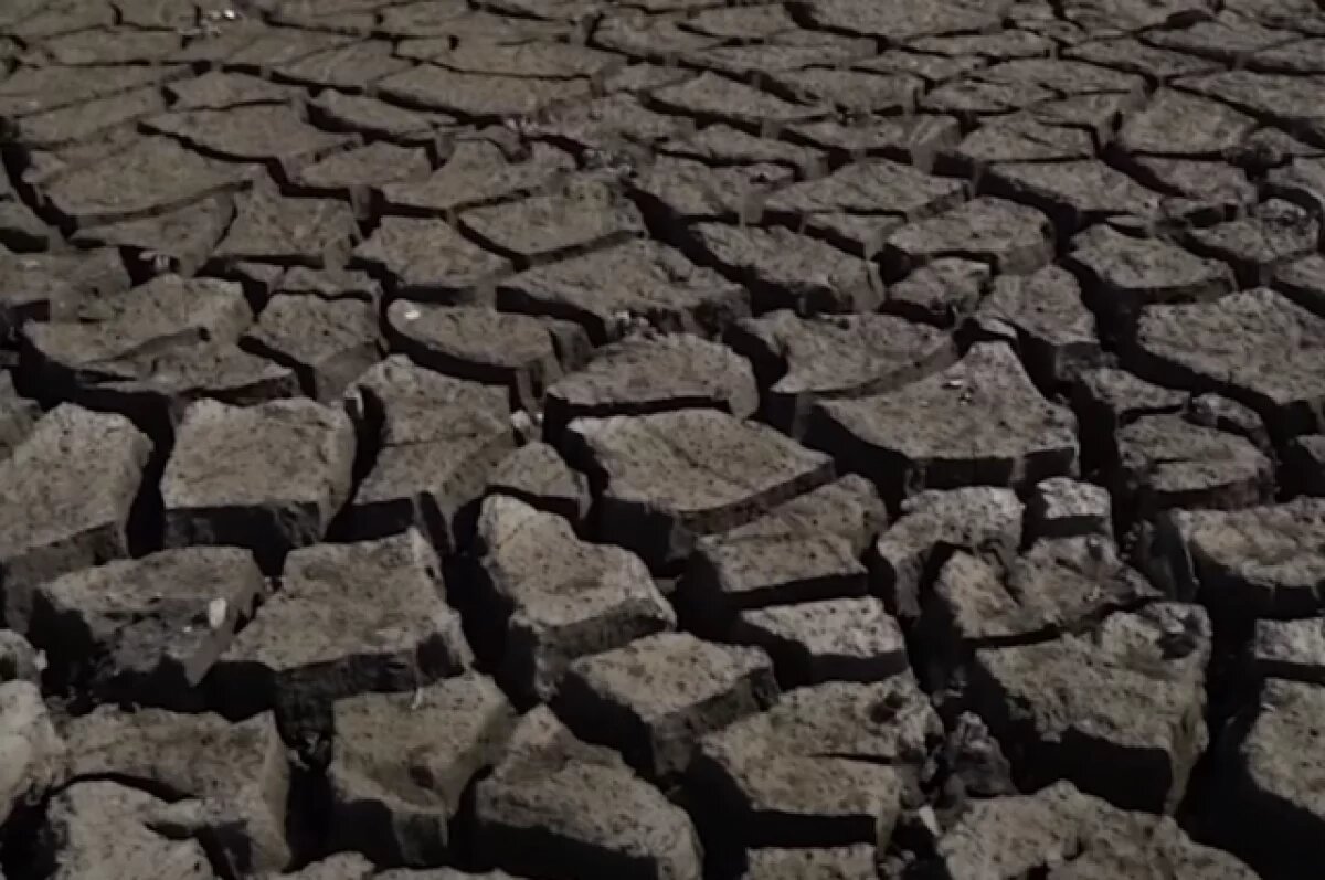    Краснодарское водохранилище пересохло из-за аномальной жары