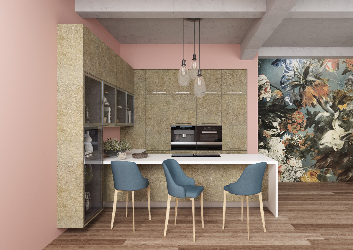 Дизайн кухни АРМА от компании "Кухни MIXX"