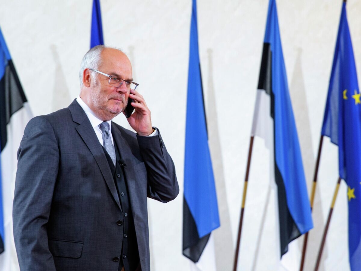    Алар Карис, избранный президентом Эстонии, в парламенте Эстонии в Таллинне© AP Photo / Raul Mee