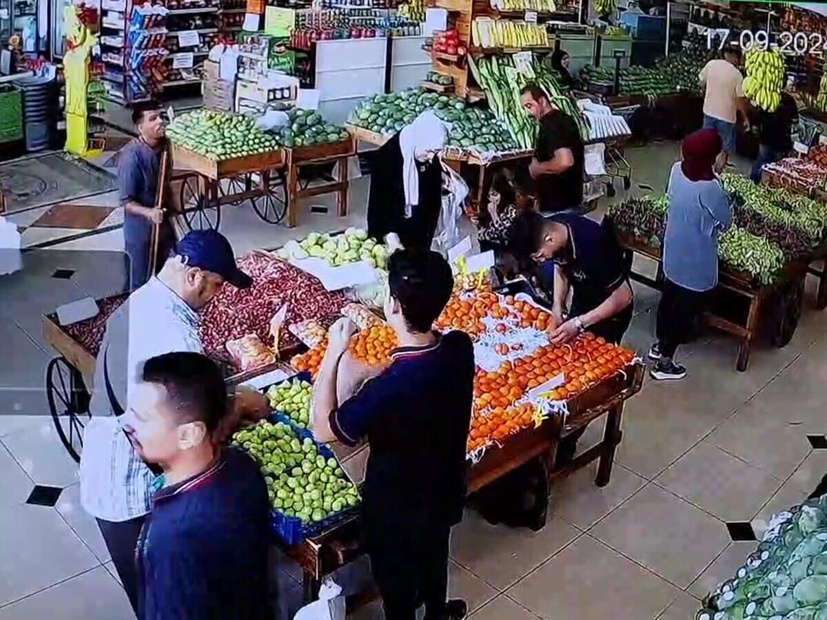    Детонация пейджеров в пригороде Бейрута© Камера видеонаблюдения