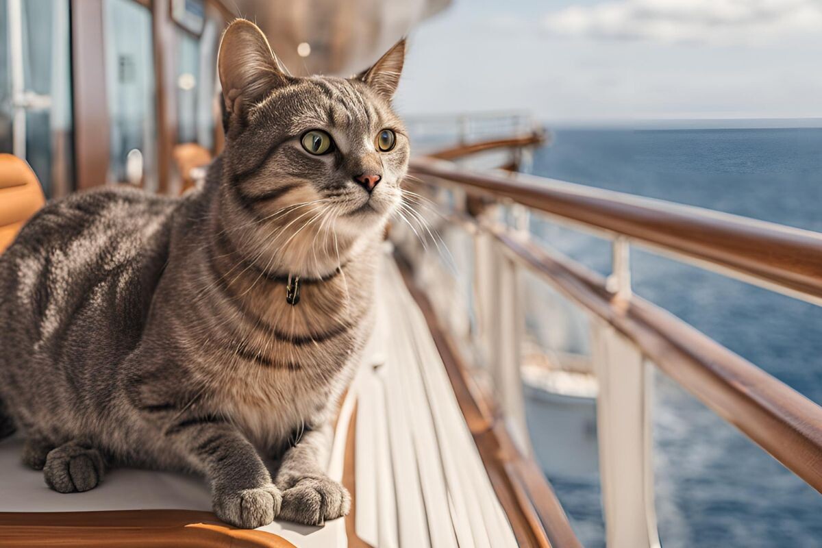 Кот на корабле 